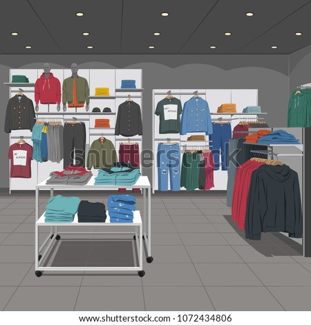 Men clothing store