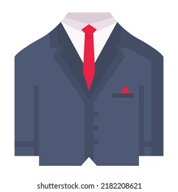Men Coat Vector icon which is suitable for commercial work and easily modify or edit it   

