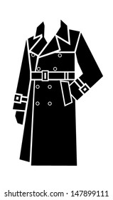 Men coat vector illustration