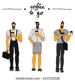 men with coffee