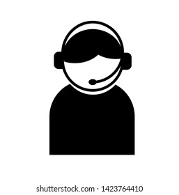 Men Costumer Service Logo Vector