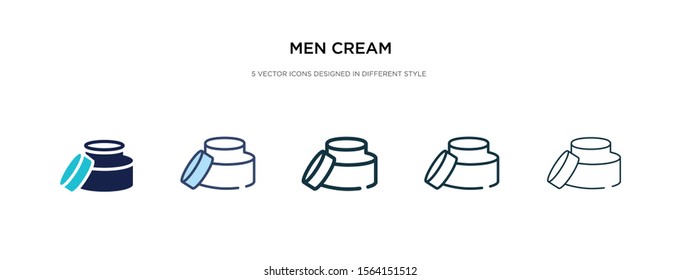 men cream icon in different style vector illustration. two colored and black men cream vector icons designed in filled, outline, line and stroke style can be used for web, mobile, ui