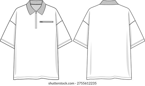 Men crew neck oversized