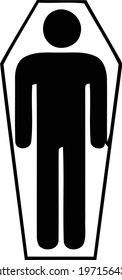 men in dead box symbol