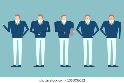 Men do business as a group..
