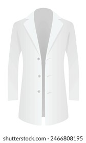 Herren eleganter Mantel, Vektorillustration