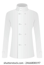 Men elegant coat, vector  illustration