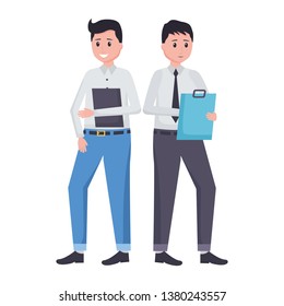 men employee office