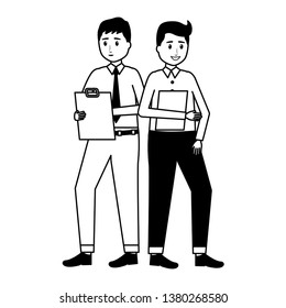 men employee office