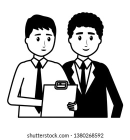 men employee office