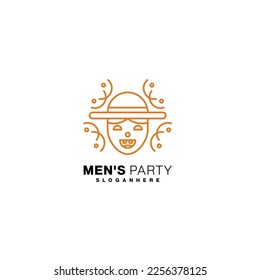 Design-Vorlage für Logos von Männern