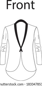 MEN FORMAL BLAZER FRONT PART
