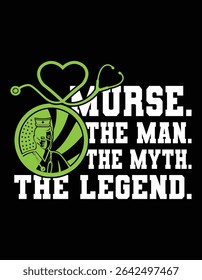 Men Funny MURSE Male Nurse