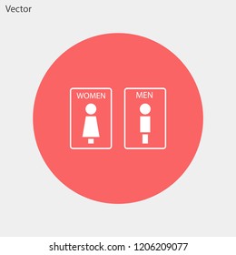 men girl vector icon eps 10