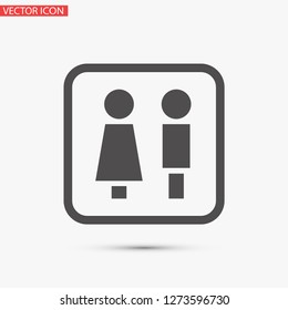 men girl vector icon eps 10