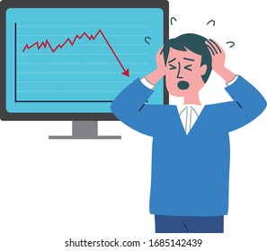 men graph analysis happy confused