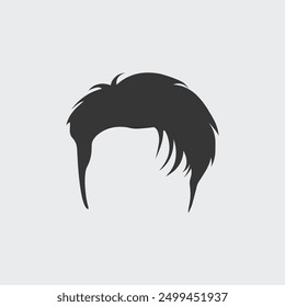 Men hair Icon. vector eps8.