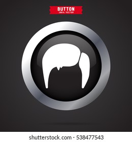 men hairstyle icon design