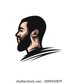 Men Hairstyle Vector Creative Design