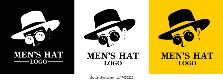 men hat logo