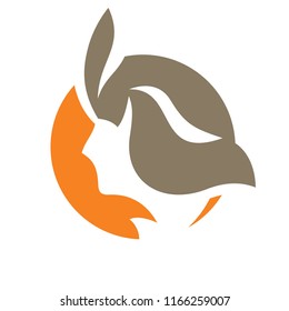 Men head abstract sign