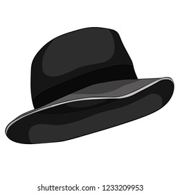 the men is headdress  hat. vector illustration