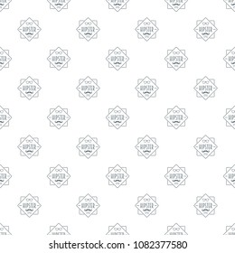 Men hipster style pattern vector seamless repeat for any web design