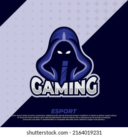 Men in hood sweater vector illustration, letter i esport design, Gamer mascot logo design vector
