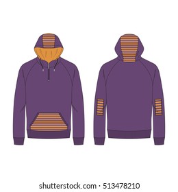 Men Hoodie Vector Jumper