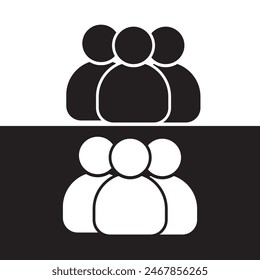 Männer Icon Kollektion Vektorgrafik Design. Vektorgrafik-Symbol auf weißem Hintergrund. Vektorillustration.