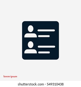 men icon vector, flat design best vector icon