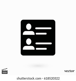 men icon vector, flat design best vector icon