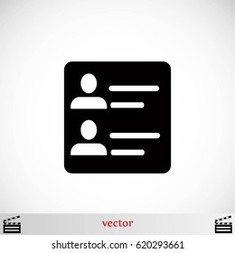 men icon vector, flat design best vector icon