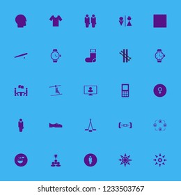men icon. men vector icons set hockey, baseball, cologne spray and businessmen