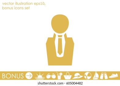 men icon vector illustration EPS 10