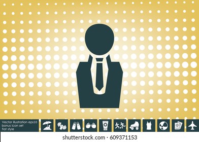 men icon vector illustration EPS 10