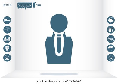 men icon vector illustration EPS 10