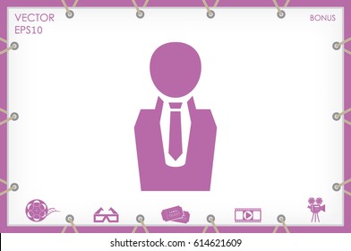 men icon vector illustration EPS 10
