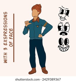 men, illustration, adult, vector, males, working, characters, confidence, internet, laughing, occupation, one person, standing, success, suit, typing, businessman, people, smiling, thumbs up, business