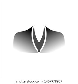 men' jacket. vector suit illustration