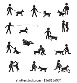 340 Stick Figure Walking Dog Images, Stock Photos & Vectors | Shutterstock