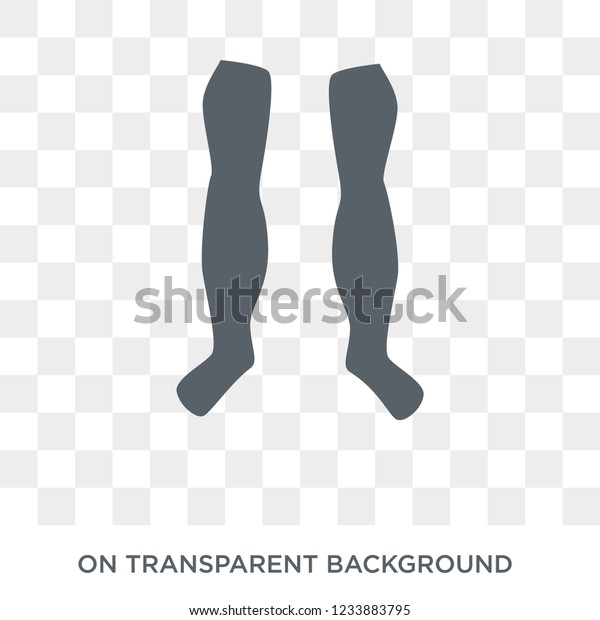 Men Leg Icon Trendy Flat Vector Stock Vector (Royalty Free) 1233883795