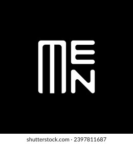 MEN letter logo vector design, MEN simple and modern logo. MEN luxurious alphabet design  