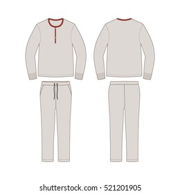 Men Lounge Wear Pajama Set