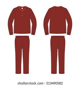 Men Loungewear Pyjama Set Template 