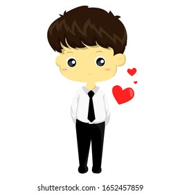 Men In Love hand drawn in vector.