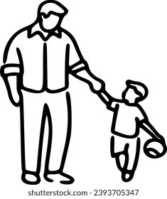 men, man, boy, father, family, hobby, activity, icon, vector