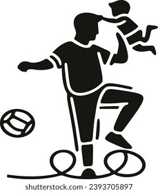 men, man, boy, father, family, hobby, activity, icon, vector