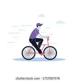 hombres con máscara que proporcionan diseño de ilustraciones vectoriales de ubicación