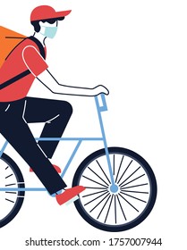 hombres con máscara que proporcionan diseño de ilustraciones vectoriales de ubicación